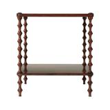 Theodore Alexander Essential Solid Wood End Table w/ Storage Wood in Brown/Red, Size 28.5 H x 26.0 W x 26.0 D in | Wayfair 5005-601