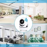Poseca Wifi Smart Home Security Camera 1080P Indoor Wireless Baby Pet Monitor w/ Phone App, Night Vision,2-Way Audio For Nanny in White | Wayfair