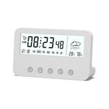 BXD Clocks White - White LED Digital Alarm Clock
