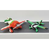 Disney Toys | 2 Pixar Planes Diecast El Chupacabra Air Ambush Zed Euc Disney Propellers Spins | Color: Tan/White | Size: Osb