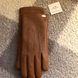 Coach Accessories | Leather Gloves | Color: Tan | Size: 8