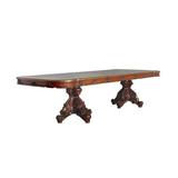 Astoria Grand Lagunas Solid Wood Dining Table Wood in Brown/Gray, Size 31.0 H in | Wayfair 28CA540B81CA435BB43CFBC63999DAC8