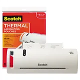 Scotch - Thermal Laminator Value Pack, 9" W - with 20 Letter Size Pouches
