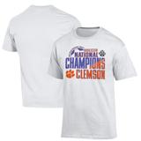 Men's Champion White Clemson Tigers 2021 NCAA Soccer National Champions T-Shirt