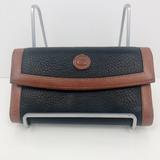 Dooney & Bourke Bags | Dooney & Bourke Vintage Clutch Trifold Wallet | Color: Black/Tan | Size: Os
