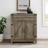 Loon Peak® Bankside 2 - Door Accent Cabinet Wood in Gray, Size 33.0 H x 30.0 W x 15.5 D in | Wayfair 067707FAAC2845318399C67FF4DDE2E2