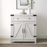 Loon Peak® Bankside 2 - Door Accent Cabinet Wood in White, Size 33.0 H x 30.0 W x 15.5 D in | Wayfair BFDA309E3D554212B8CC63675D081959