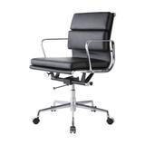 Latitude Run® Low Back Conference Chair Upholstered in Black/Gray, Size 39.7 H x 18.11 W x 18.11 D in | Wayfair 4DD8B637218F4A68A69A558DB16D5F8F