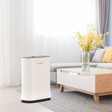 inofia Air Purifier w/ HEPA filter in Black/Gray/White, Size 28.0 H x 12.8 W x 19.7 D in | Wayfair PM1320