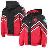 Men's Starter Black/Red Toronto Raptors The Maximum Hoodie Full-Zip Jacket