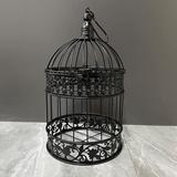IMMORTAL Round Birdcages Vintage Decorative Stainless Steel in Black, Size 13.78 H x 7.48 W x 7.48 D in | Wayfair IMMORTAL1e9c37e