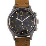 Mk1 Chronograph Quartz Black Dial Watch - Black - Timex Watches