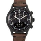 Mk1 Chronograph Quartz Black Dial Watch - Black - Timex Watches