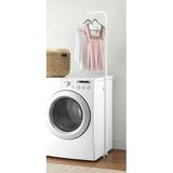 Whitmor, Inc Laundry Room Organizer Metal in White, Size 71.75 H x 6.0 W x 10.38 D in | Wayfair 6023-9896-BB