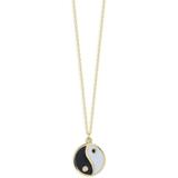 14k Yellow Gold & Diamond Yin & Yang Pendant Necklace - Metallic - Moon & Meadow Necklaces