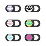 Shou Paw - Black & Pink Paw Prints Webcam Cover Set