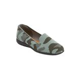 Wide Width Women's The Madie Flat By Comfortview by Comfortview in Camo (Size 7 W)