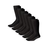 Men's Big & Tall Full Length Cushioned Crew 6 Pack Socks by KingSize in White (Size XL)