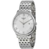 Tradition Silver Dial Stainless Steel Watch T0636101103800 - Metallic - Tissot Watches