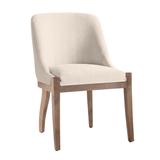 Lily Dining Chair - Wash Oak - Velvet Bone
