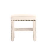Carly Stool - Chenille Canvas