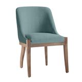Lily Dining Chair - Wash Oak - Velvet Skylight