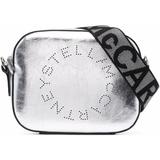 Small Stella Logo Camera Bag - Gray - Stella McCartney Shoulder Bags