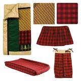 Trend Lab Northwoods 6 Piece Crib Bedding Set Polyester/Cotton in Brown/Red/White, Size 12.0 W in | Wayfair 101896