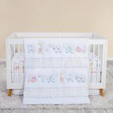 Indigo Safari McRae 3 Piece Crib Bedding Set Cotton in Gray, Size 19.5 W in | Wayfair 09FBC23C367C4FA89D26022E05C0C97A