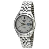 Seiko Men's SNKL15 Stainless Steel Analog with Silver Dial Watch