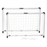 Franklin 4.5' x 3' Sports Kid's 2 Goal Soccer Set (Includes 8 Ground Stakes)