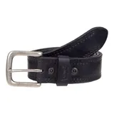 Big & Tall Levi's Casual Needlepoint Edge Leather Belt, Size: 2XL, Black