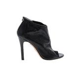 Alice + Olivia Ankle Boots: Black Solid Shoes - Size 37.5