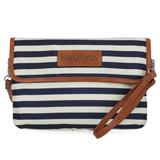 Nautica Women's Nylon Mini Wallet Crossbody Bag Workshirt Blue, OS