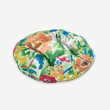 Tufted Round chair cushion by BrylaneHome in Poppy Green