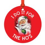 The Holiday Aisle® Vintage Santa Solid Holiday Shaped Ornament Metal in White, Size 0.15 H x 3.5 W x 3.5 D in | Wayfair