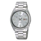 Seiko Men's 5 Automatic-Self-Wind Watch with Stainless Steel Strap, Silver, 20.5 (Model: SNXS73K)