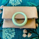 Anthropologie Bags | Anthropologie Convertible Mauve Purse | Color: Brown/Tan | Size: Os