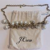 J. Crew Jewelry | J Crew Pearl And Diamond Statement Necklace | Color: Gold/White | Size: Os