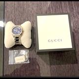 Gucci Accessories | Gucci Mens Blue Face Watch | Color: Blue/Silver | Size: Os