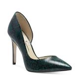 Jessica Simpson Shoes | Jessica Simpson Prizma D'orsay Pumps Heels | Color: Black/Green | Size: 8