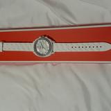 Coach Accessories | Coach White Resin Watch W Rhinestones | Color: White | Size: Os