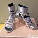 Michael Kors Shoes | Michael Kors Heels | Color: Silver | Size: 6
