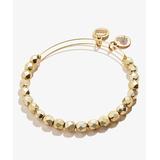 Alex and Ani Women's Bracelets - Goldtone Crystal Solstice Adjustable Charm Bangle