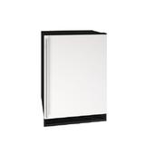 U-Line 24-Inch 1-Class Refrigerator w/ Reversible Stainless Steel Door Stainless Steel in White, Size 34.125 H x 23.938 W x 22.5 D in | Wayfair