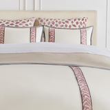 Gianna Frame Bedding - Blush King Duvet Cover