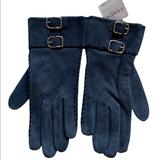 Coach Accessories | Coach Vintage Blue Suede Gloves | Color: Blue | Size: 6.5
