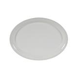 A & B Home Serving Platters - White Textured-Edge Porcelain Serving Platter