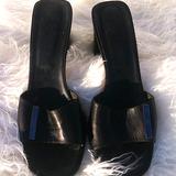 Gucci Shoes | Gucci Sling Back. Heels Size 9 | Color: Black | Size: 9