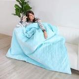 Everly Quinn Honey-Mae Blanket in Blue, Size 50.0 W in | Wayfair 2AB6CE0305764865BB57BB4CC0CA3289